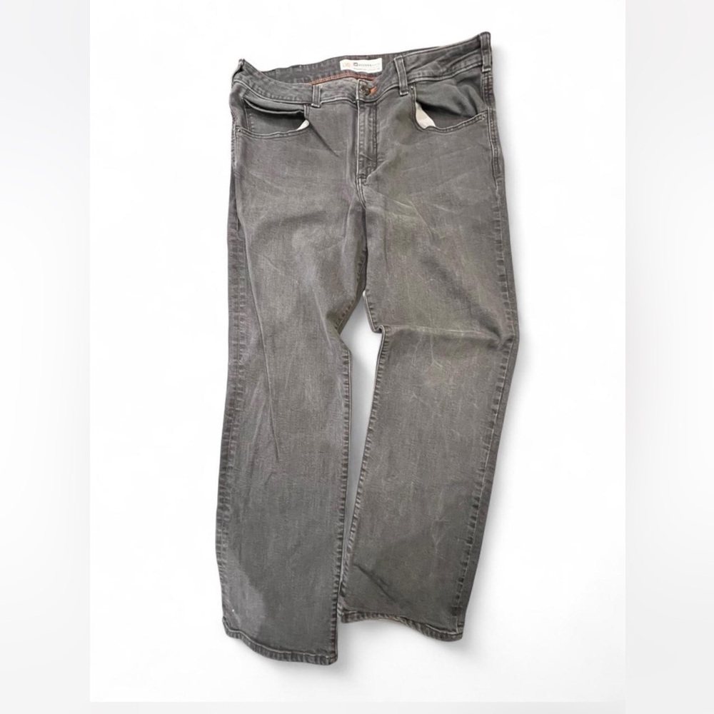 Lee Men's Charcoal Straight Jeans